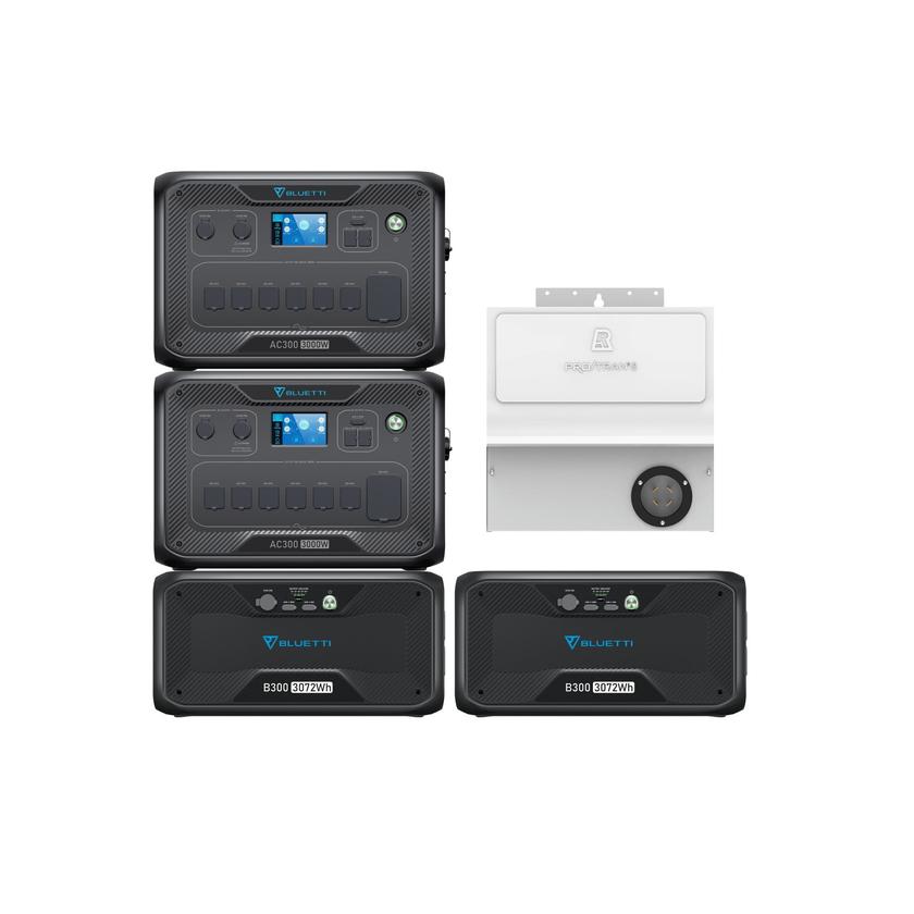 BLUETTI 2*AC300 + 2*B300 + 1*P030A | Home Battery Backup Best Buy