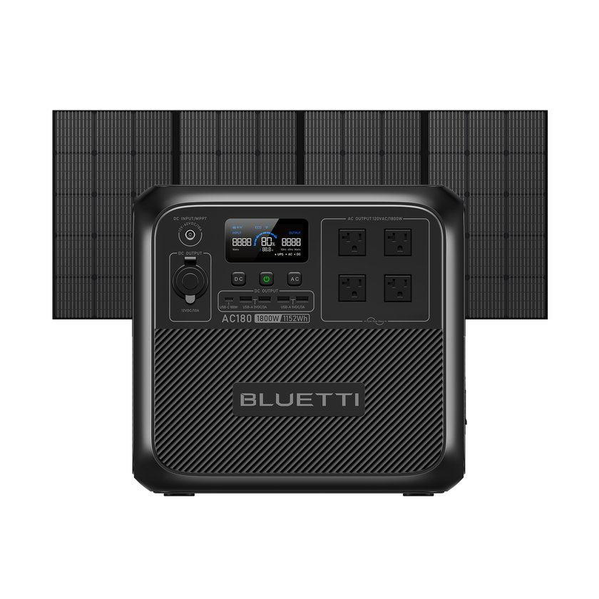 BLUETTI AC180+PV350 Solar Portable Power Station High Quality