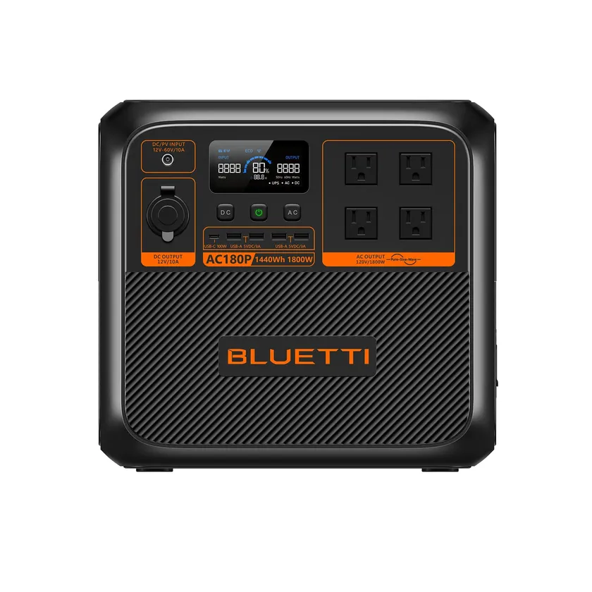 BLUETTI AC180P Solar Portable Power Station | 1,800W 1,440Wh Best Seller