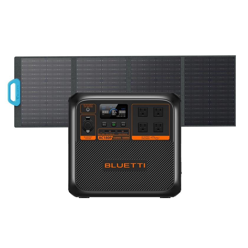 BLUETTI AC180P Solar Portable Power Station | 1,800W 1,440Wh Best Seller