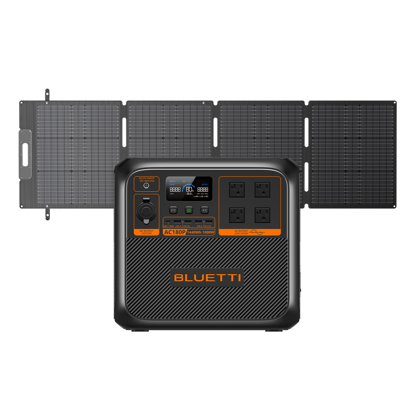 BLUETTI AC180P Solar Portable Power Station | 1,800W 1,440Wh Best Seller