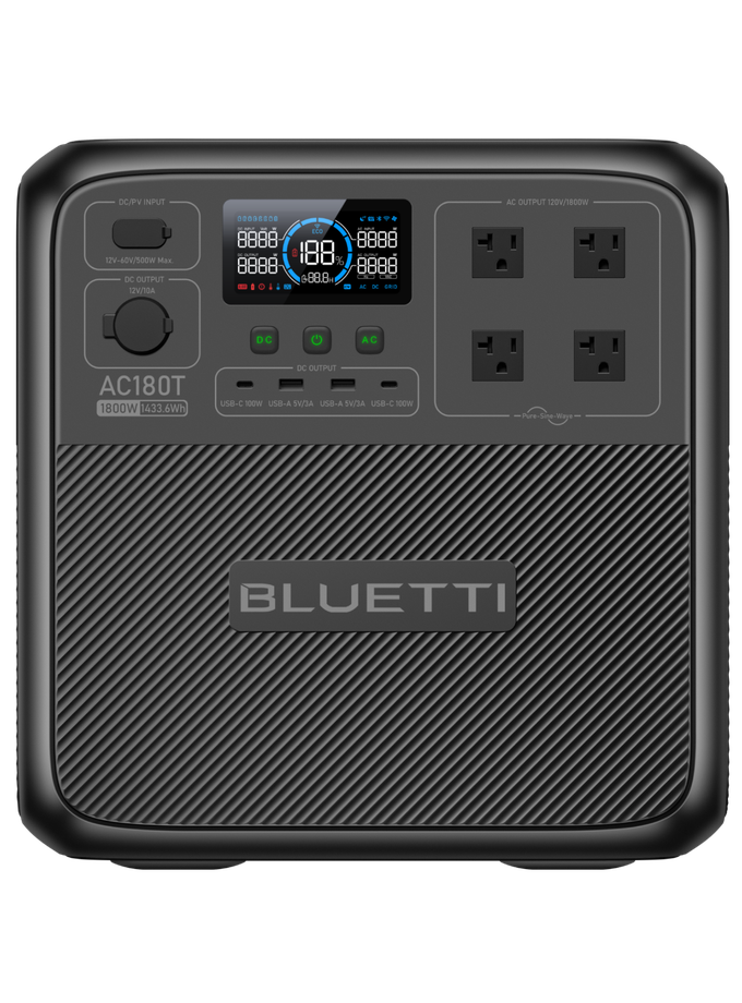 BLUETTI AC180T Portable Power Station | 1,800W,1433Wh On Sale