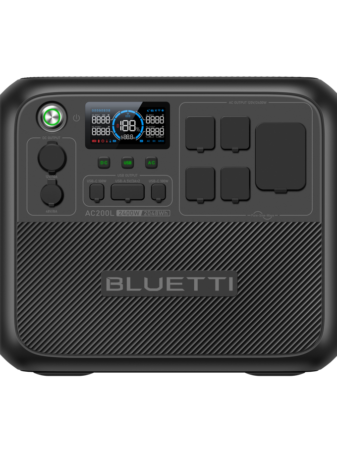 BLUETTI AC200L Portable Power Station | 2,400W 2,048Wh On Sale