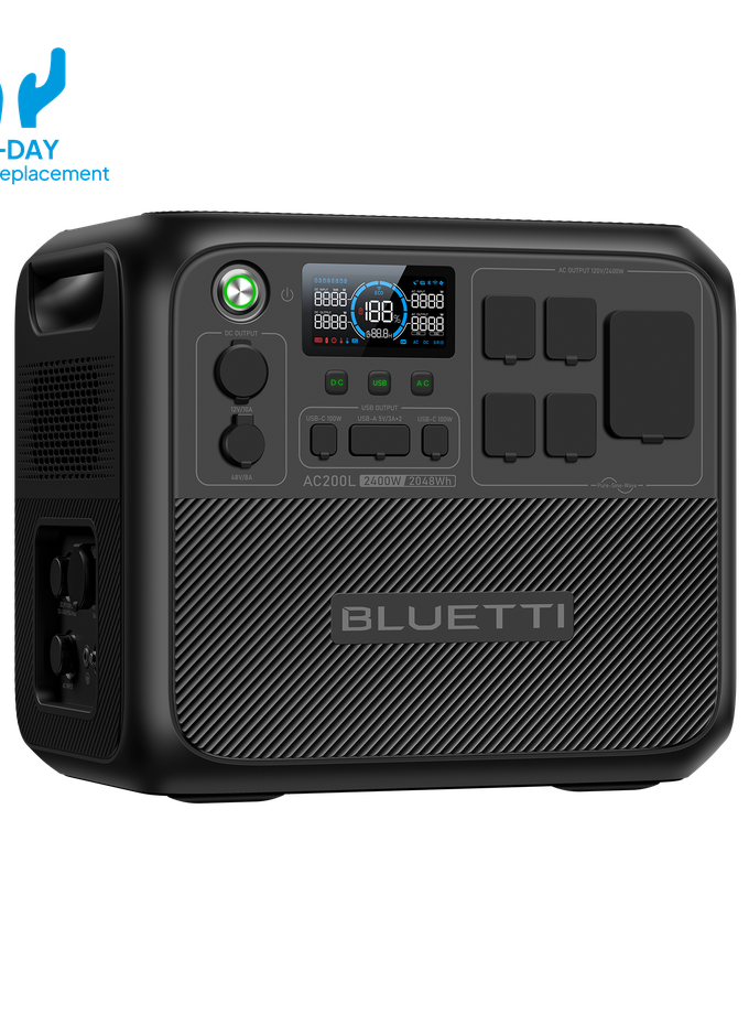 BLUETTI AC200L Portable Power Station | 2,400W 2,048Wh On Sale