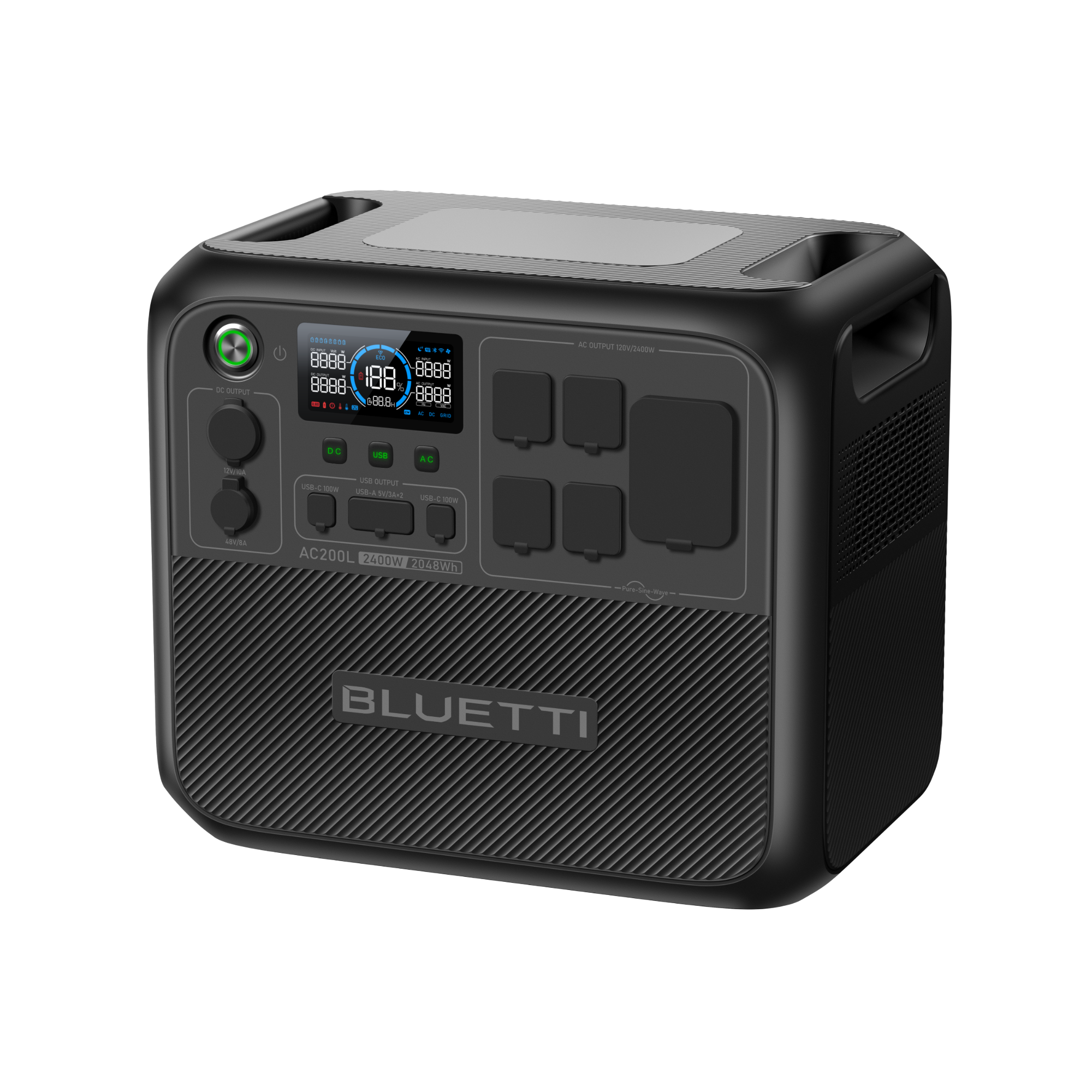 BLUETTI AC200L Portable Power Station | 2,400W 2,048Wh On Sale