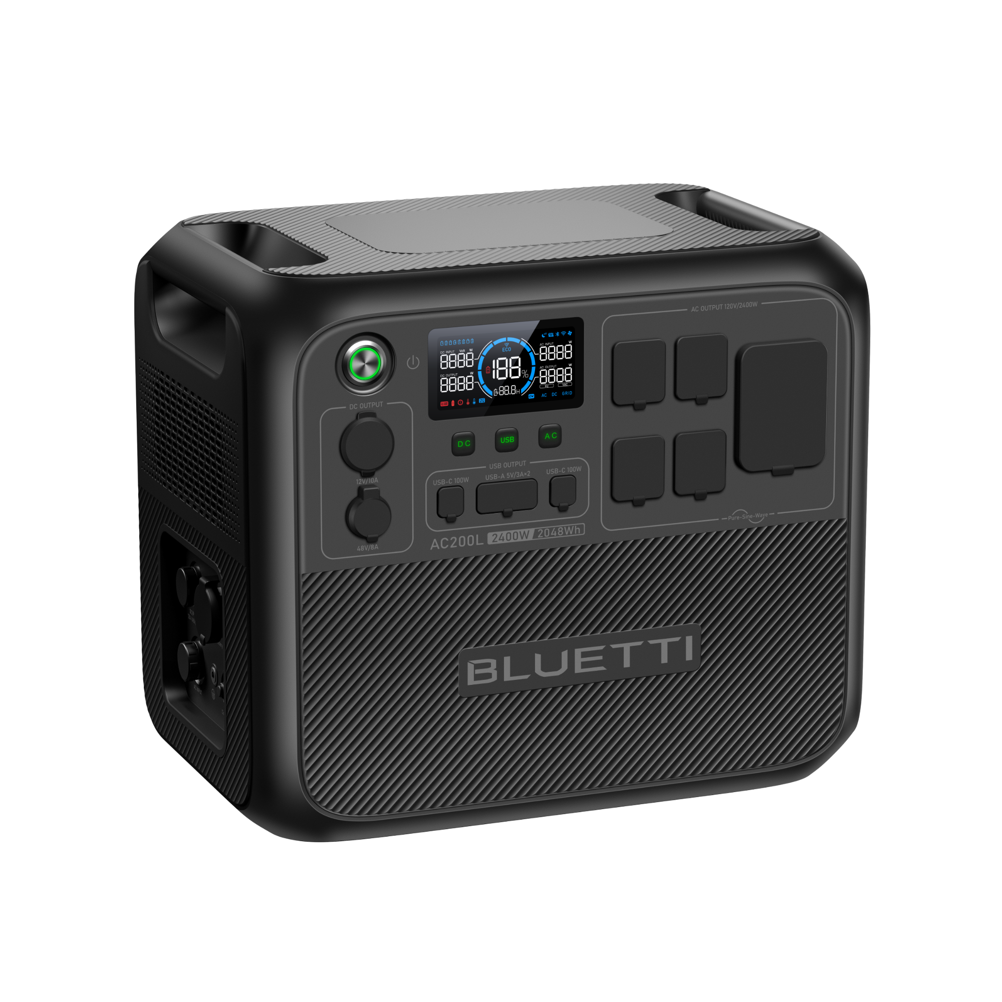 BLUETTI AC200L Portable Power Station | 2,400W 2,048Wh On Sale