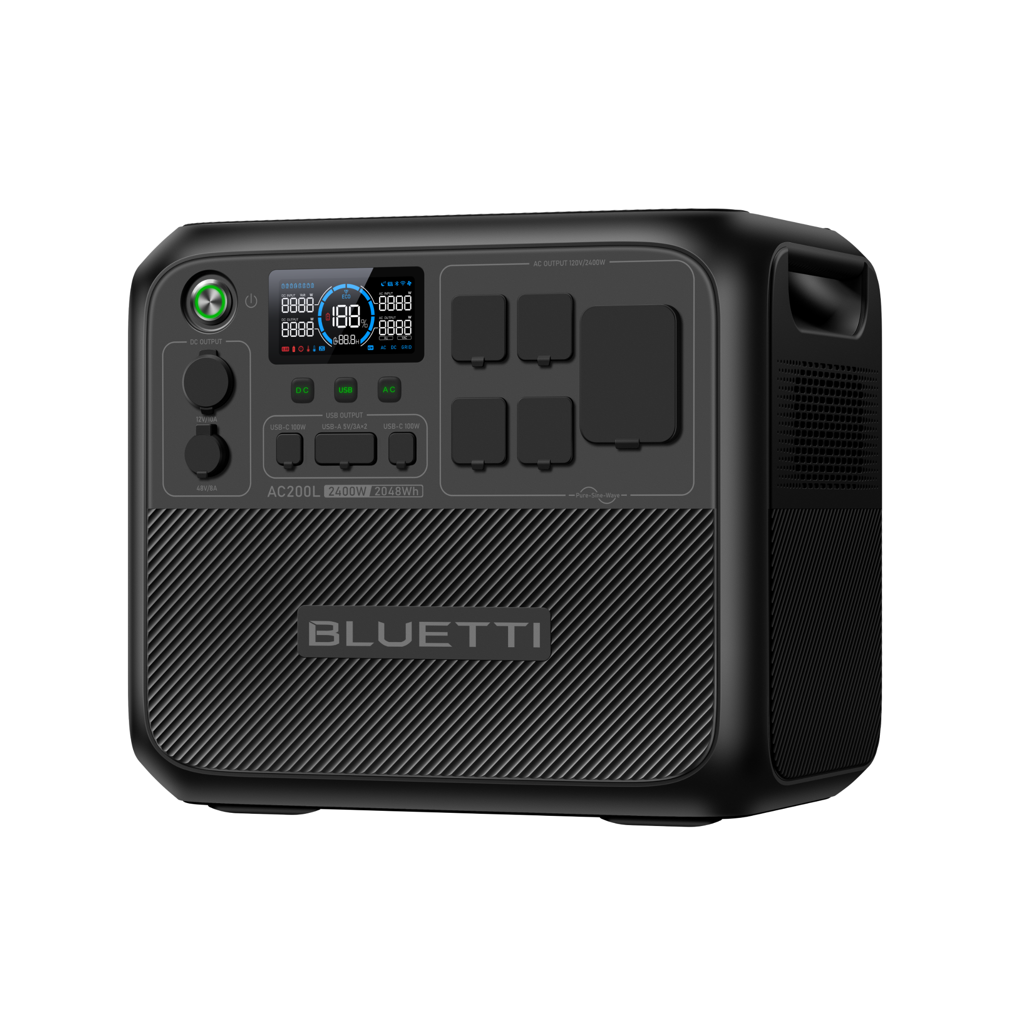 BLUETTI AC200L Portable Power Station | 2,400W 2,048Wh On Sale