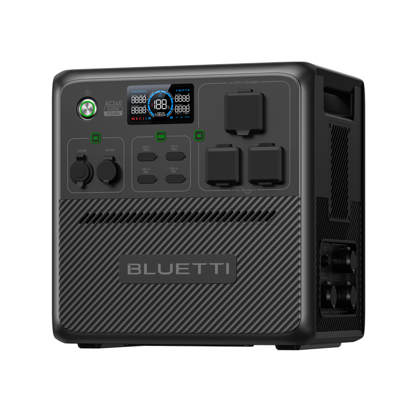 BLUETTI AC240 Portable Power Station | 2,400W,1,536Wh Best Buy