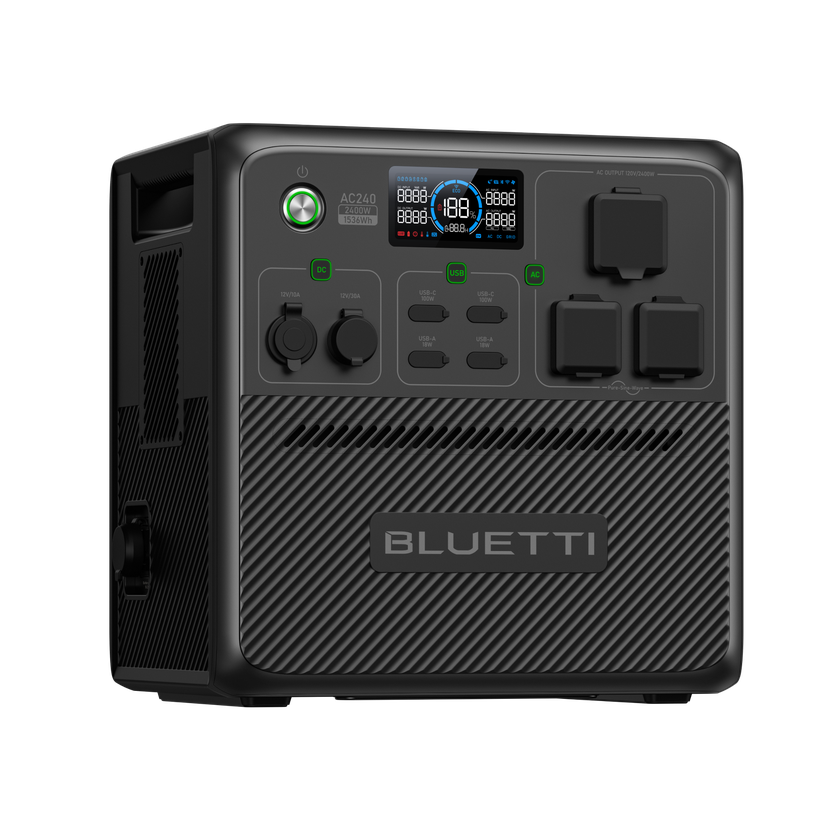 BLUETTI AC240 Portable Power Station | 2,400W,1,536Wh Best Buy