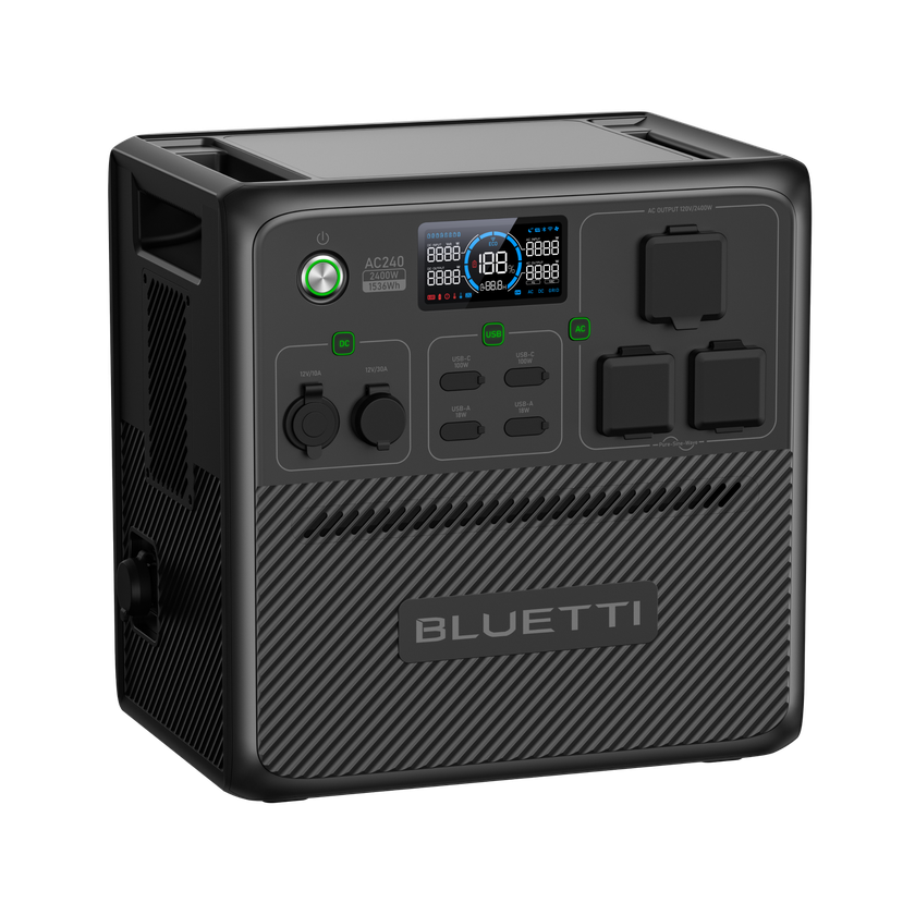 BLUETTI AC240 Portable Power Station | 2,400W,1,536Wh Best Buy