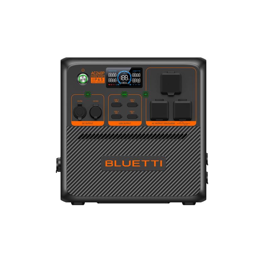 BLUETTI AC240P Portable Power Station | 2,400W 1,843Wh For Sale