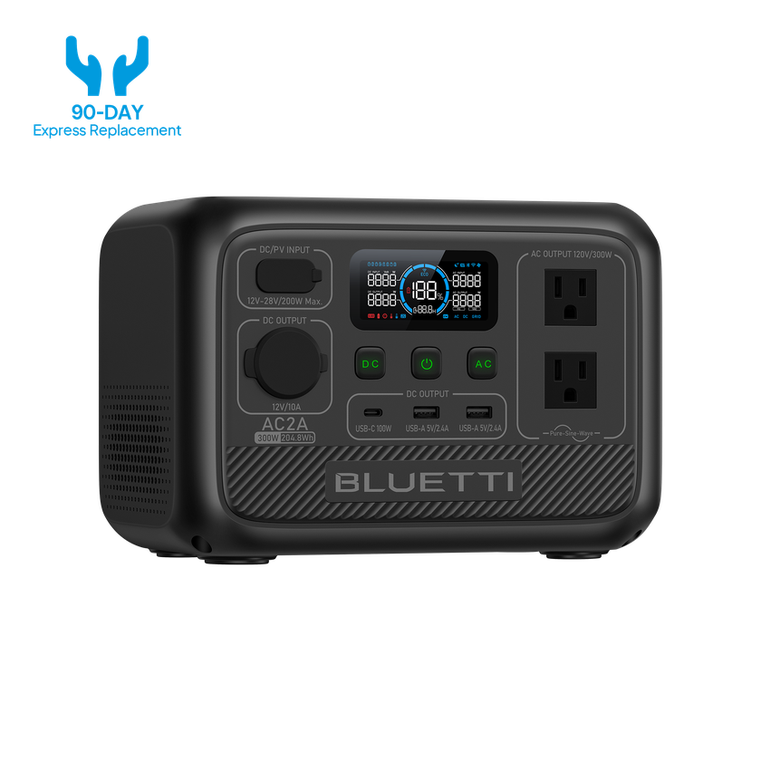 BLUETTI AC2A Portable Power Station | 300W 204Wh For Sale