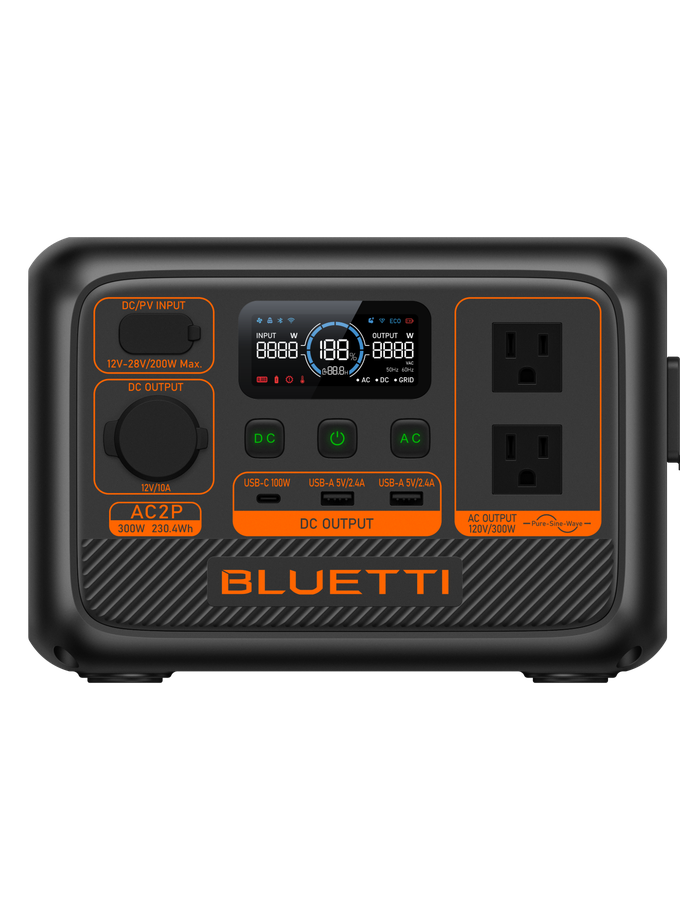 BLUETTI AC2P Portable Power Station | 300W 230.4Wh Best Seller