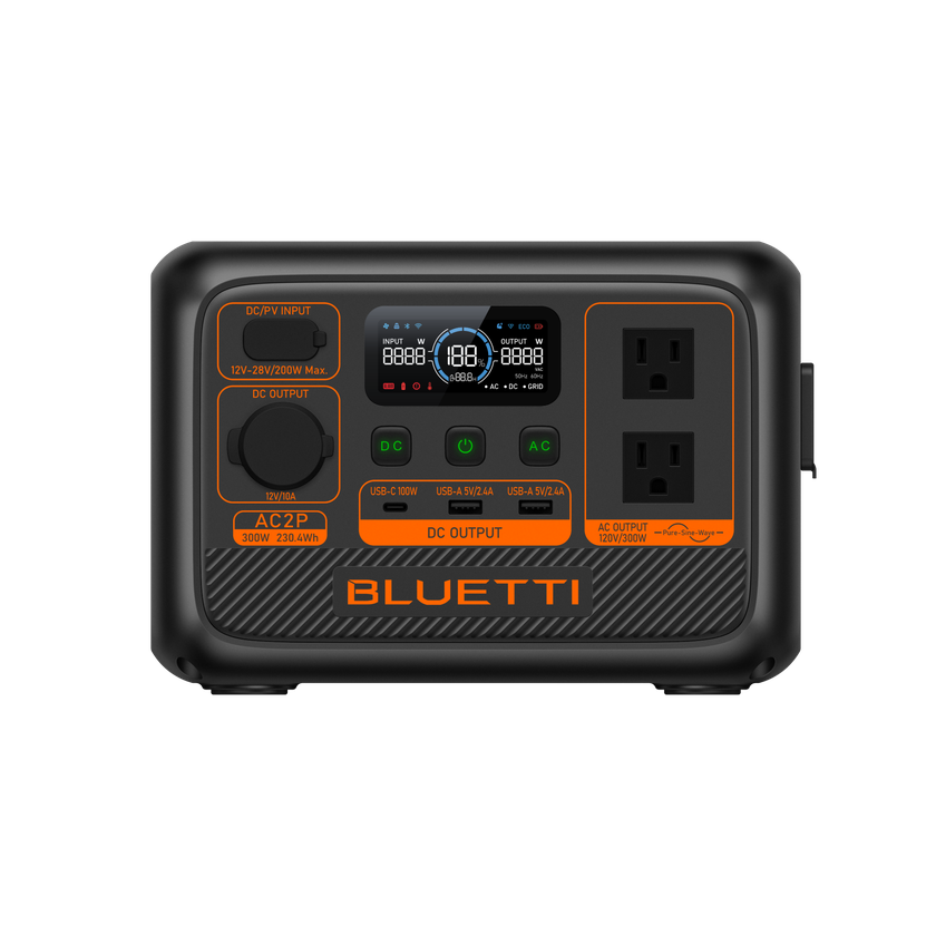 BLUETTI AC2P Portable Power Station | 300W 230.4Wh Best Seller