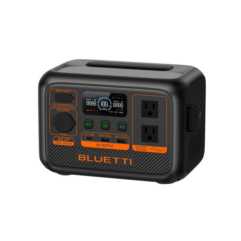 BLUETTI AC2P Portable Power Station | 300W 230.4Wh Best Seller