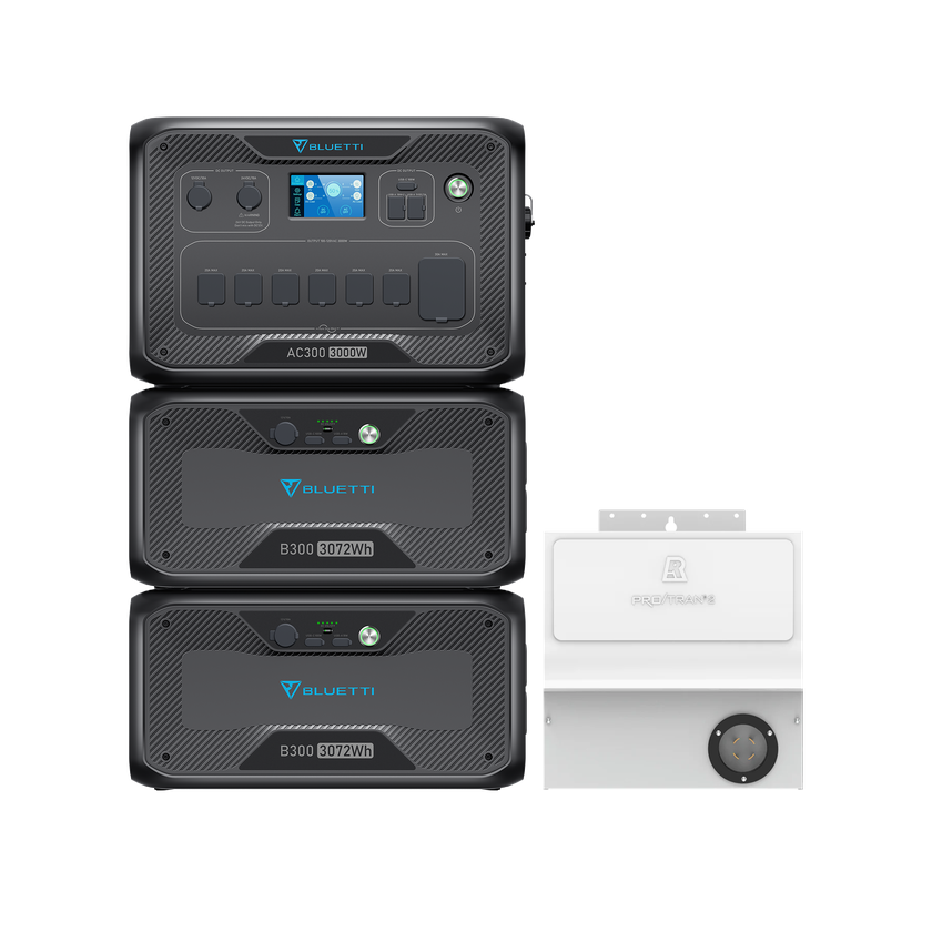 BLUETTI AC300+2*B300+Home integration Kit (120V) | Home Battery Backup Best Price