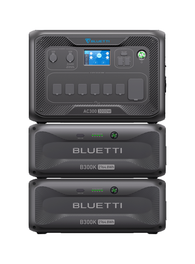 BLUETTI AC300+2*B300K | Home Battery Backup Best Buy