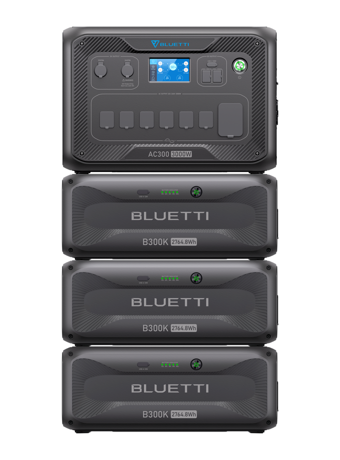 BLUETTI AC300+3*B300K (Free Trolley) | Home Battery Backup For Sale