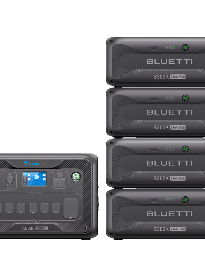 BLUETTI AC300+4*B300K | Home Battery Backup Best Seller