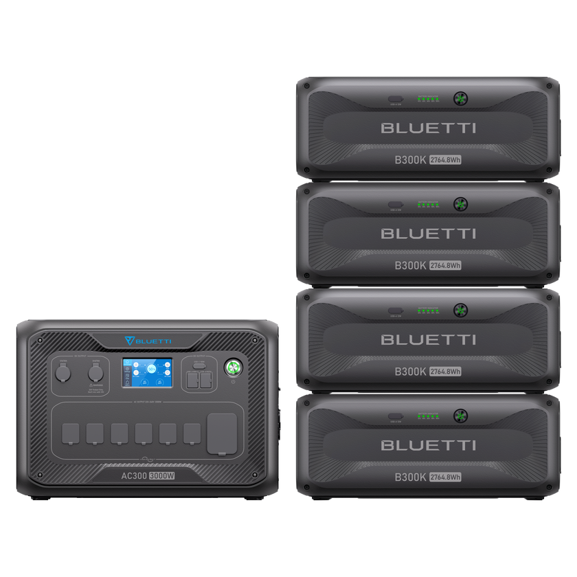 BLUETTI AC300+4*B300K | Home Battery Backup Best Seller