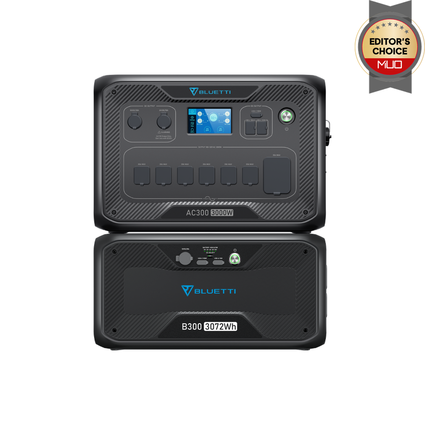 BLUETTI AC300+B300+2*PV350 | Home Battery Backup Best Price