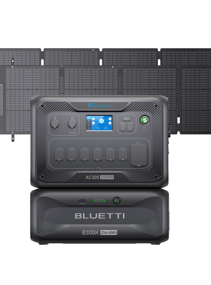 BLUETTI AC300+B300K+2*SP200L | Home Battery Backup For Sale