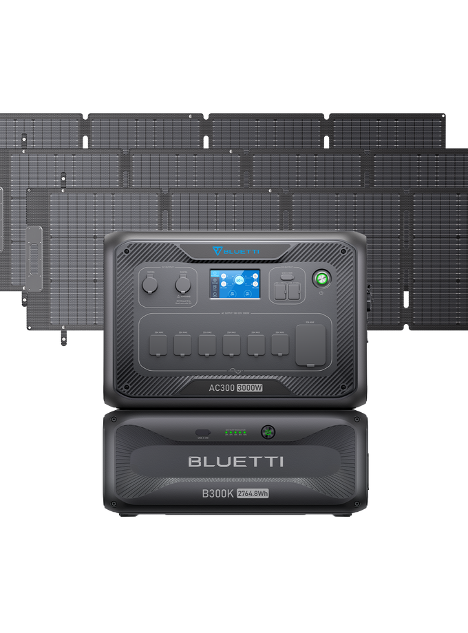 BLUETTI AC300+B300K+3*SP200L | Home Battery Backup Best Seller