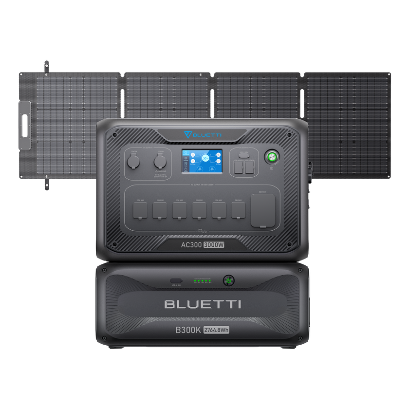 BLUETTI AC300+B300K+SP200L | Home Battery Backup On Sale