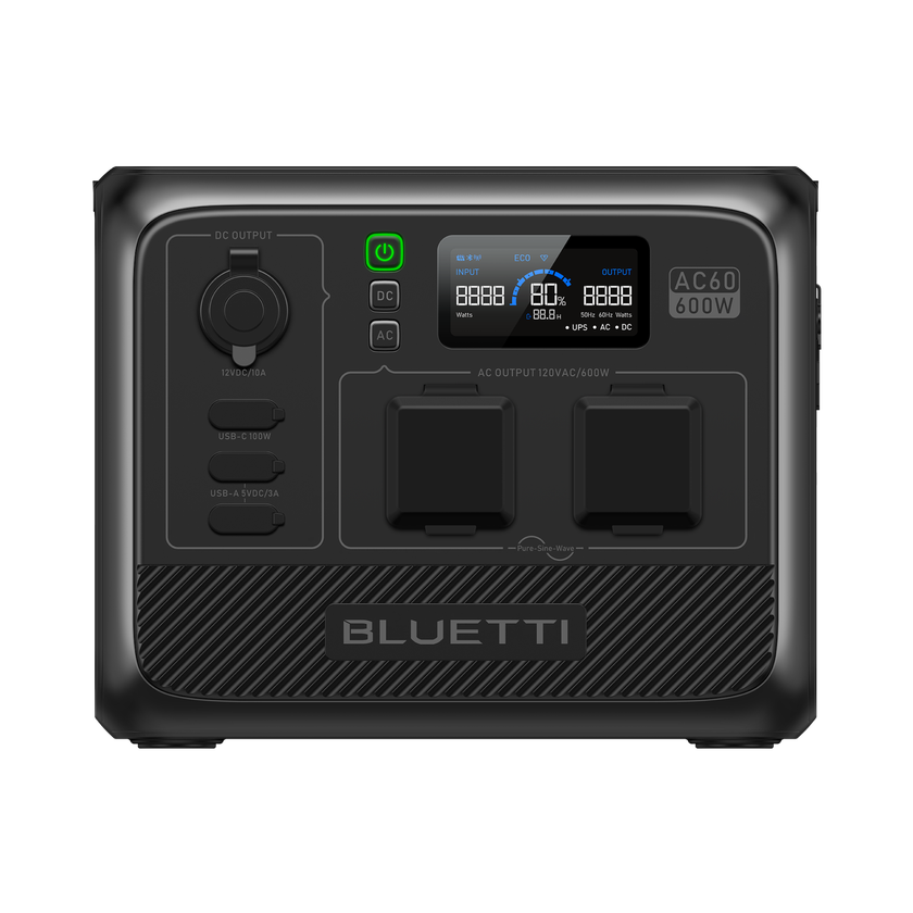 BLUETTI AC60 Portable Power Station | 600W 403Wh For Sale