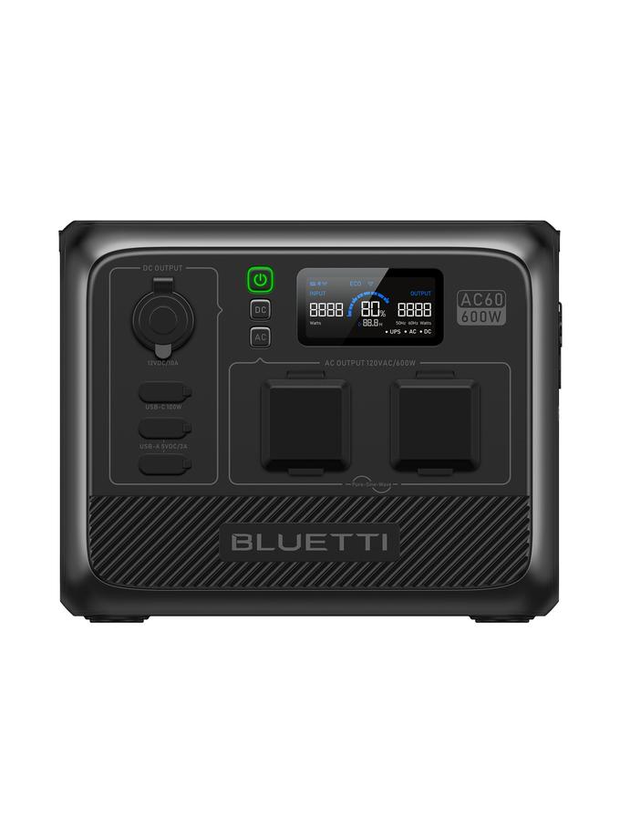 BLUETTI AC60 Portable Power Station | 600W 403Wh For Sale