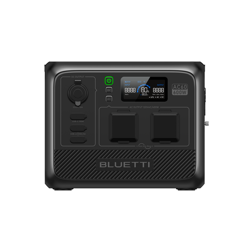 BLUETTI AC60 Portable Power Station | 600W 403Wh For Sale