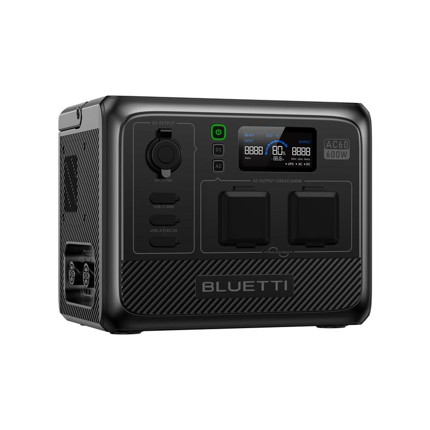 BLUETTI AC60 Portable Power Station | 600W 403Wh For Sale