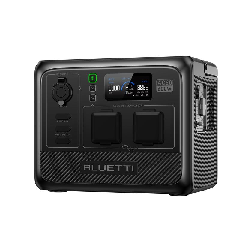 BLUETTI AC60 Portable Power Station | 600W 403Wh For Sale