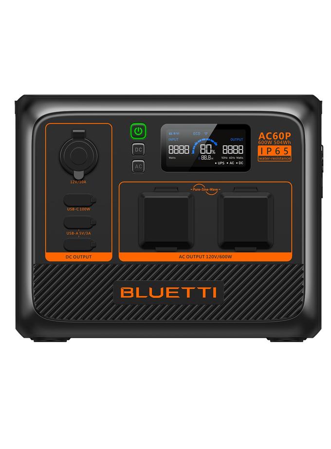 BLUETTI AC60P Portable Power Station | 600W 504Wh New Arrival