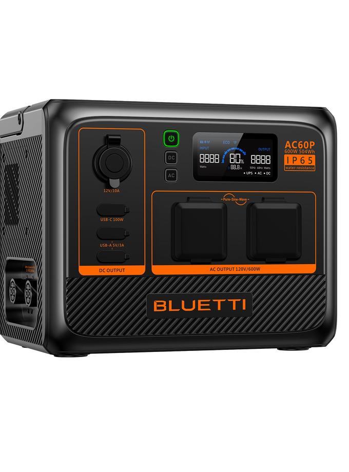 BLUETTI AC60P Portable Power Station | 600W 504Wh New Arrival