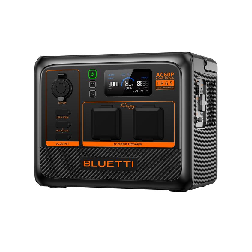 BLUETTI AC60P Portable Power Station | 600W 504Wh New Arrival