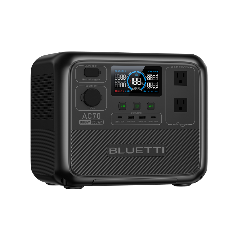 BLUETTI AC70 Portable Power Station | 1000W 768Wh Best Price