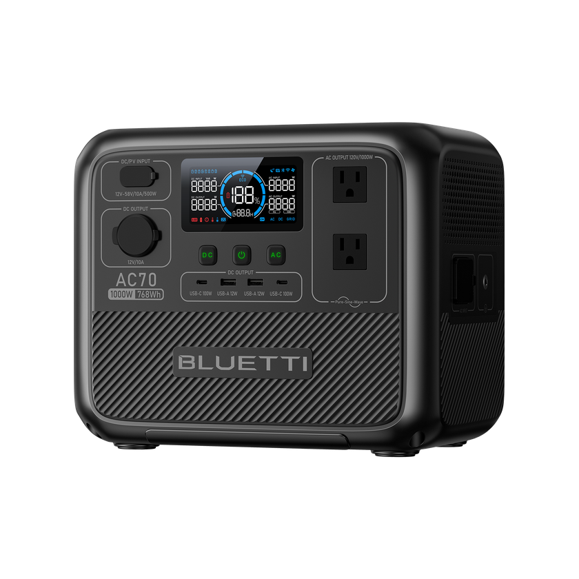 BLUETTI AC70 Portable Power Station | 1000W 768Wh Best Price