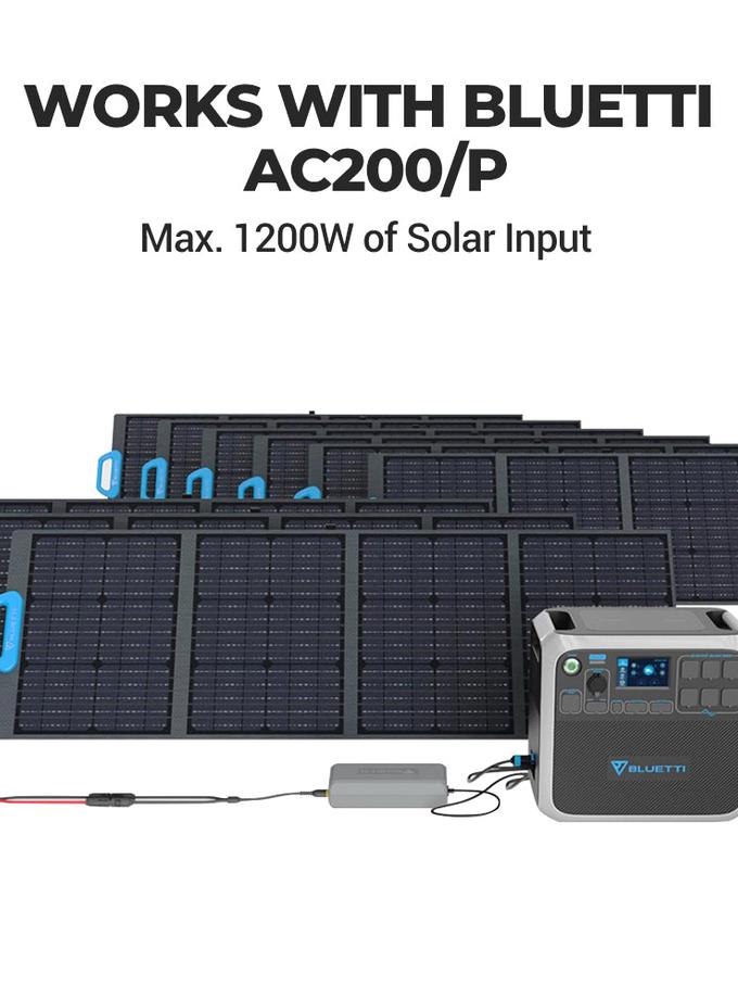 BLUETTI D050S + 3*PV200 + 1*B300 | Solar Generator Kit Best Seller