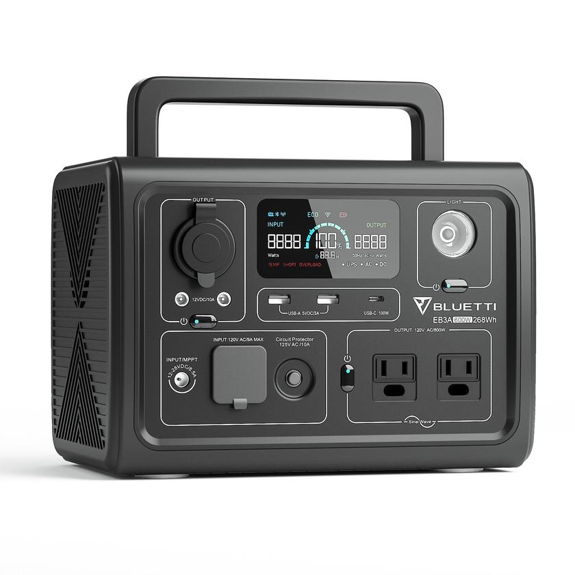 BLUETTI EB3A Portable Power Station | 600W 268Wh On Sale